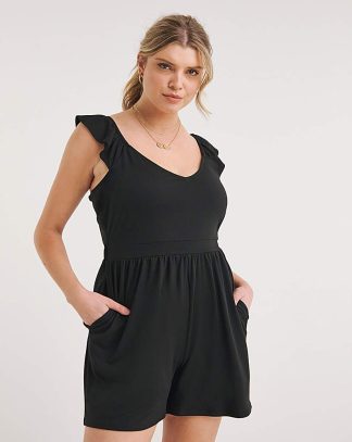 Supersoft Frill Playsuit
