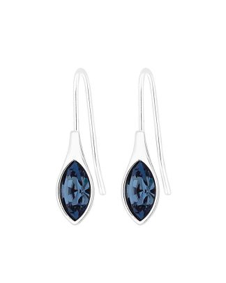 Jon Richard Demin Blue Drop Earrings