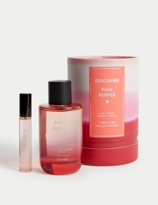 Discover Womens Pink Pepper Drum Gift Set