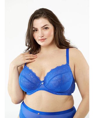 Oola Lace And Logo Underwired Bra