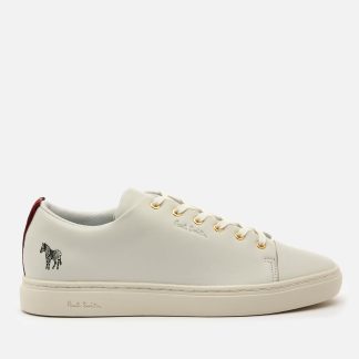 Paul Smith Women's Lee Leather Cupsole Trainers - White - UK 6