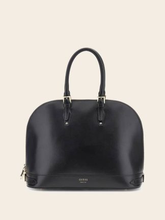 Guess Adele Genuine Leather Handbag