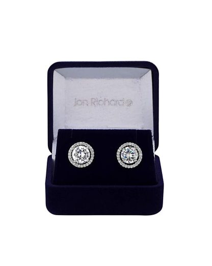 Jon Richard Halo Earrings - Gift Boxed