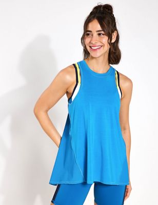 Lilybod Women's Kendall Modal Rich Relaxed Vest Top - Bright Blue, Bright Blue