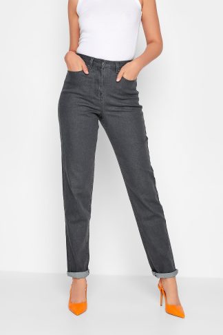 Lts Tall Grey Una Stretch Mom Jeans Long > 20 Lts | Tall Women's Mom & Boyfriend Jeans