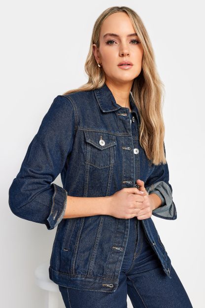 Lts Tall Indigo Blue Denim Jacket 20 Lts | Tall Women's Denim Jackets