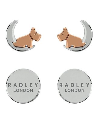 Radley Silver Moon Twin Pack Earrings