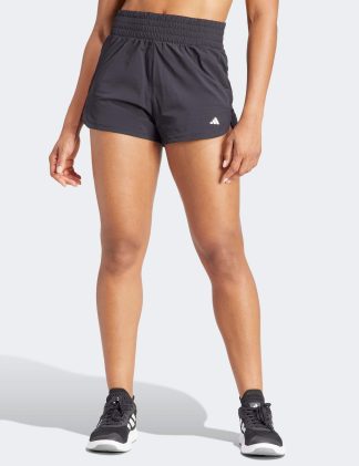 Adidas Women's Pacer Lux Gym Shorts - Black, Grey,Black