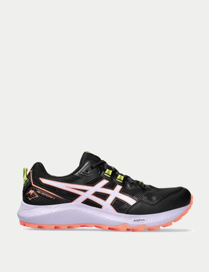 Asics Women's GEL-SONOMA 7 Trainers - 6.5 - Black Mix, Black,Dark Navy,Dark Navy Mix,Black Mix