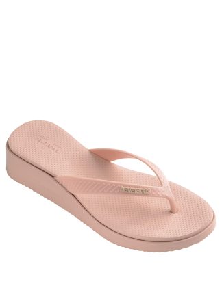 Havaianas Women's Platform Wedge Sandals - 41 - Light Pink, Light Pink,Black