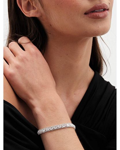 Jon Richard Silver Crystal Bracelet