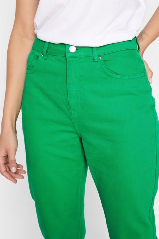 Lts Tall Bright Green Una Mom Jeans Ex Long > 20 Lts | Tall Women's High Waisted Jeans