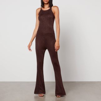 Never Fully Dressed Lurex Jumpsuit - L