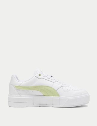 Puma Women's Cali Court Leather Trainers - 6 - Soft White, Soft White