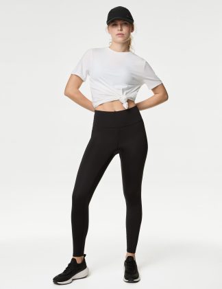 Goodmove Women's Go Move High Waisted Gym Leggings - 14 - Black, Black