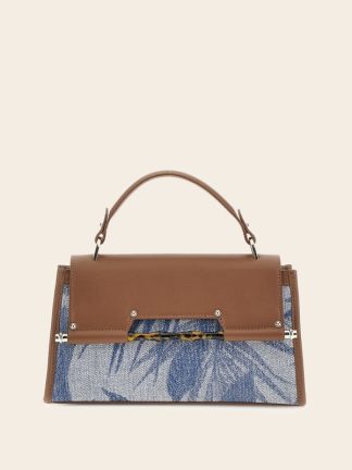 Guess Iris Denim Handbag