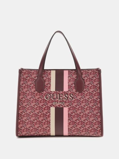 Guess Silvana G Cube Logo Handbag