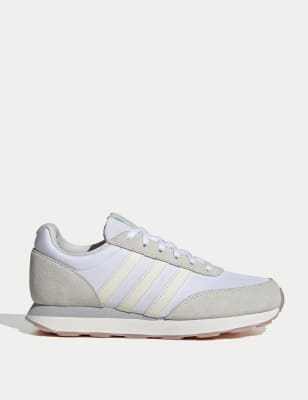 Adidas Women's Run 60s 3.0 Trainers - 5 - Soft White, Soft White,Black Mix