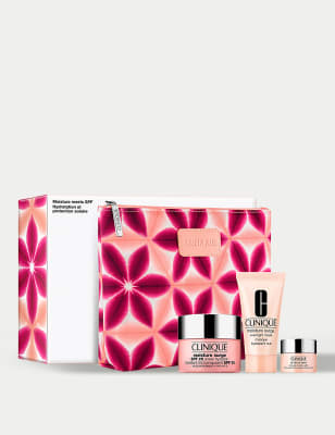 Clinique Women's Moisture Meets SPF Skincare Gift Set