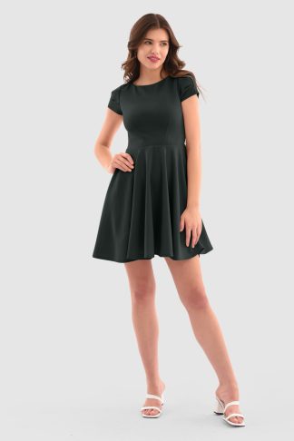 Closet London Black Skater Dress