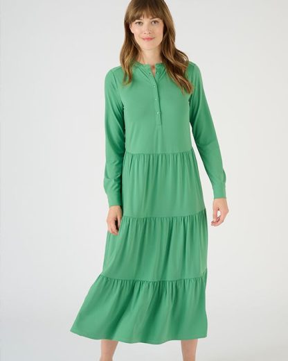 Damart Jersey Tiered Dress