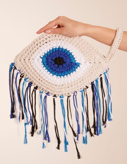 Evil Eye Tassel Bag - ONE / STONE