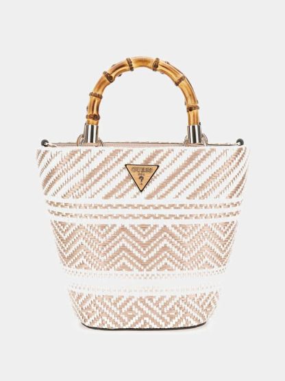 Guess Happyland Raffia Mini Handbag