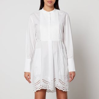 Marant Etoile Rehana Cotton Broderie Anglaise Mini Dress - FR 38/UK 10