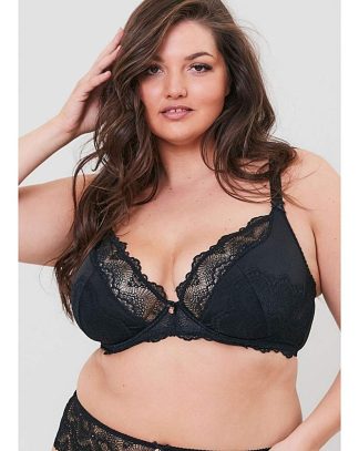 Oola Fan Lace Half Pad Bra