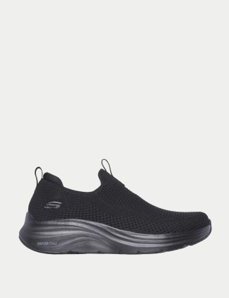 Skechers Women's Vapor Foam True Classic Slip On Trainers - 5 - Black/Black, Navy,Black/Black,Pink,Black