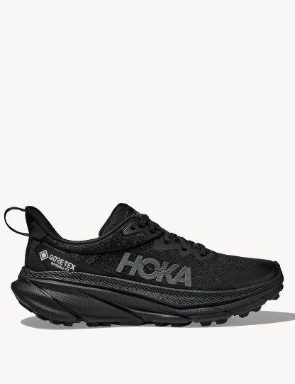 Hoka Women's Challenger ATR 7 GTX Lace Up Trainers - 3.5 - Black/Black, Black/Black