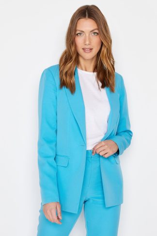 Lts Tall Bright Blue Tailored Blazer 12 Lts | Tall Women's Blazer Jackets