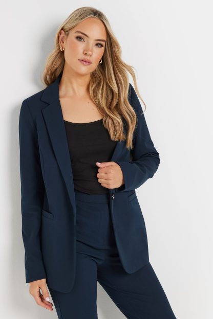 Lts Tall Navy Blue Tailored Blazer 16 Lts | Tall Women's Blazer Jackets