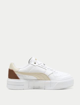 Puma Women's Cali Court Leather Trainers - 4 - Pearl, Pearl