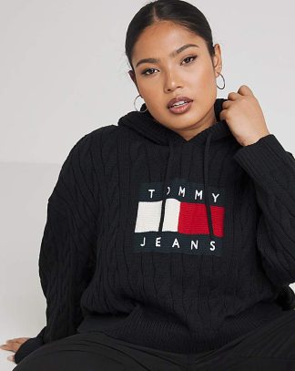 Tommy Jeans Cable Knit Hoodie