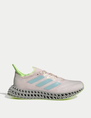 Adidas Women's 4DFWD 4 Trainers - 5 - Light Pink, Light Pink,Black Mix