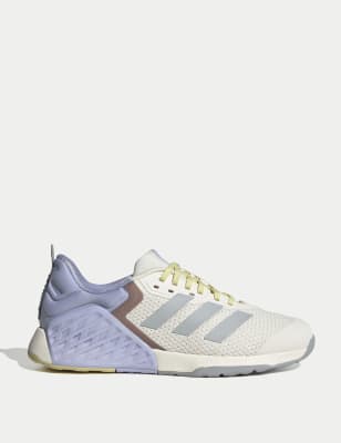 Adidas Women's Dropset 3 Trainers - 6 - White, Pink Mix,White