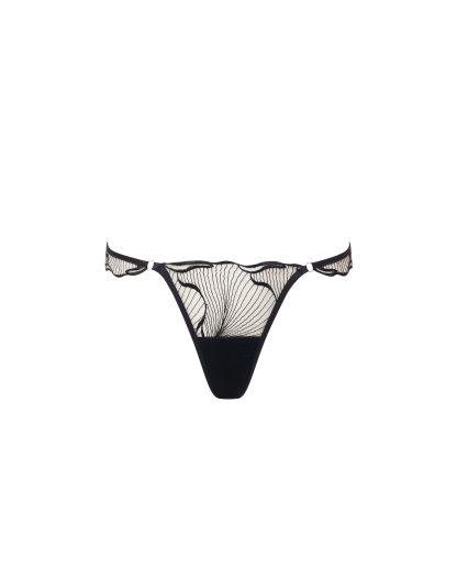 Bluebella Marabel Thong Black/Sheer