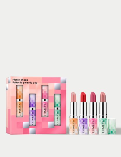 Clinique Women's Plenty of Pop Lipstick Gift Set - Saving Over 50%