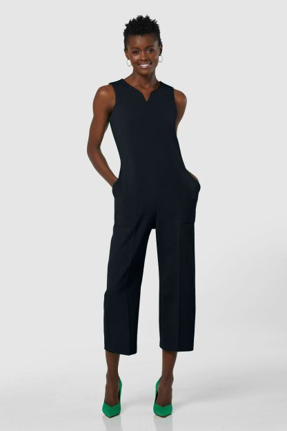 Closet London Black Sleeveless Jumpsuit