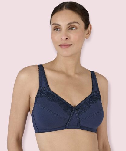 Damart Pack of 2 Non-wired Lace Trim Bras