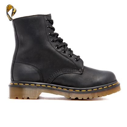 Dr. Martens Women's 1460 Serena Leather/Fur Lined 8-Eye Boots - Black - UK 3 - Black