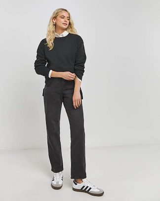 Esme Black Straight Leg Jeans