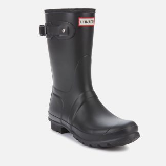 Hunter Women's Original Short Wellies - Black - 3