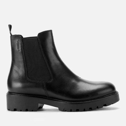 Vagabond Women's Kenova Leather Chunky Chelsea Boots - Black - UK 4