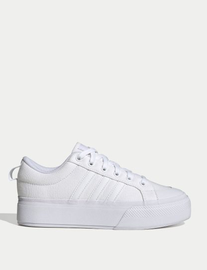 Adidas Women's Bravada 2.0 Platform Trainers - 7 - White, White