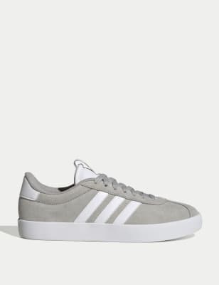 Adidas Women's VL Court 3.0 Trainers - 7.5 - Pale Blue, Black Mix,Medium Grey Mix,Pale Blue,Pink Mix