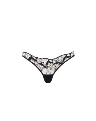 Bluebella Kalmia Thong Black/Sheer