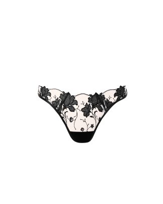 Bluebella Yvette Thong Black/Sheer