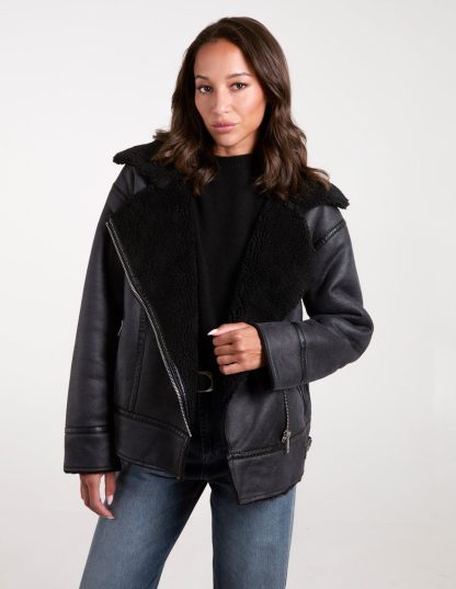 Classic Aviator Jacket - 10 / CHARCOAL